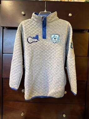 PowerTek Youth Quilted 1/4 Zip Pullover - Suffolk Sharks / Excelsior Games